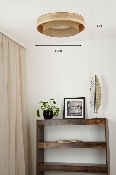 Brilagi - LED Stropní svítidlo MONTANA BOHO LED/26W/230V pr. 60 cm hnědá