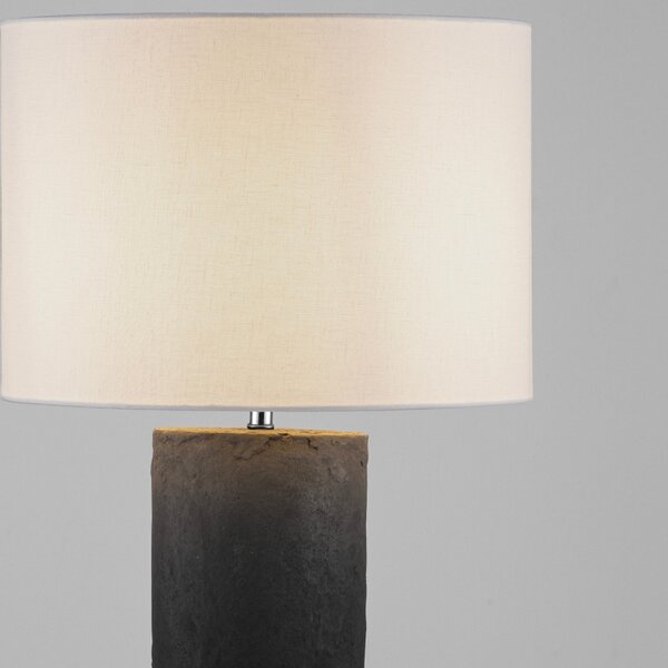 Nova Luce Černobílá stolní lampa Norr