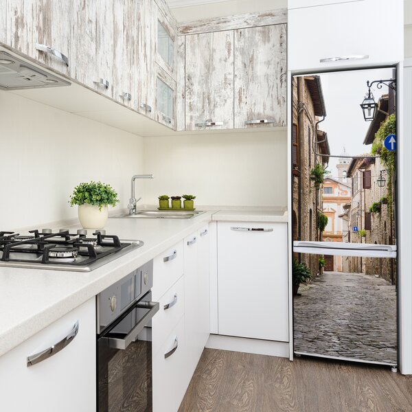Tapeta nálepka na ledničku Italské uličky FridgeStick-70x190-f-57282218