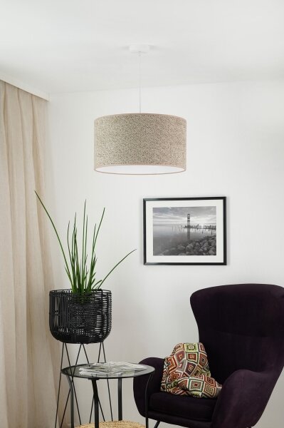 Brilagi - Lustr na lanku BOUCLE ROLLER 1xE27/15W/230V pr. 50 cm hnědá