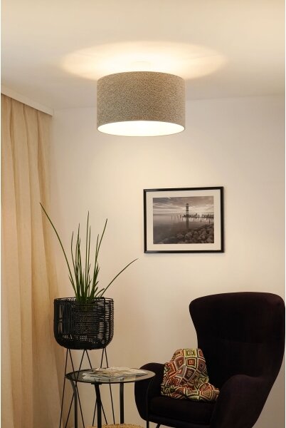 Brilagi - Lustr na lanku BOUCLE ROLLER 1xE27/15W/230V pr. 45 cm šedá