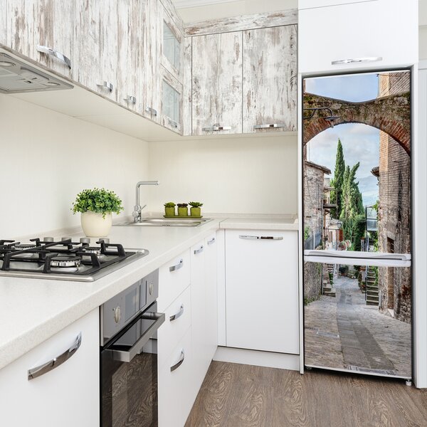 Tapeta nálepka na ledničku Italské uličky FridgeStick-70x190-f-57773115