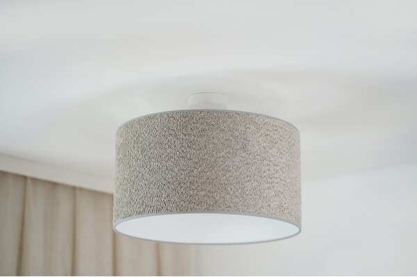 Brilagi - Lustr na lanku BOUCLE ROLLER 1xE27/15W/230V pr. 45 cm šedá