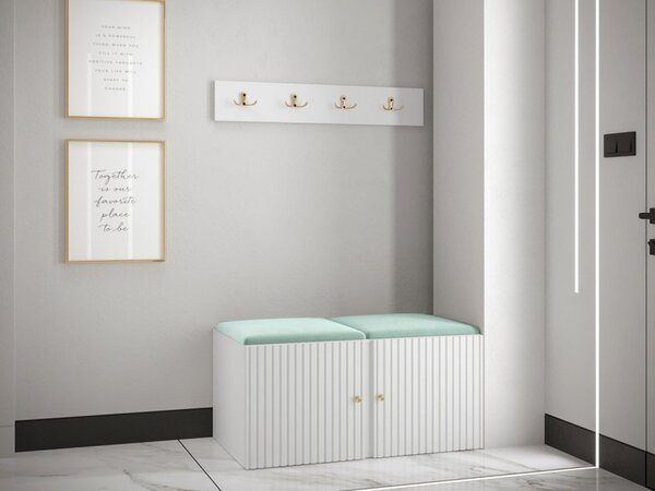 Předsíňová sestava Towiro Slim VI, Barva: černá, Barva látek:: Abriamo 03 5903211370687