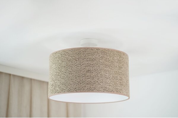 Brilagi - Lustr na lanku BOUCLE ROLLER 1xE27/15W/230V pr. 45 cm hnědá