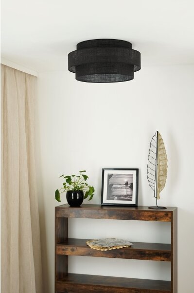 Brilagi - Stropní svítidlo SPACE YUTE LED/12W/230V pr. 50 cm černá