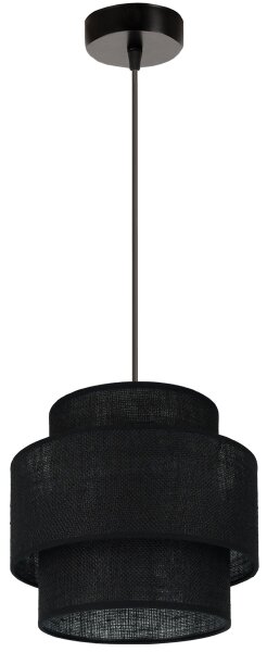 Brilagi - Lustr na lanku SPACE YUTE 1xE27/15W/230V pr. 25 cm černá