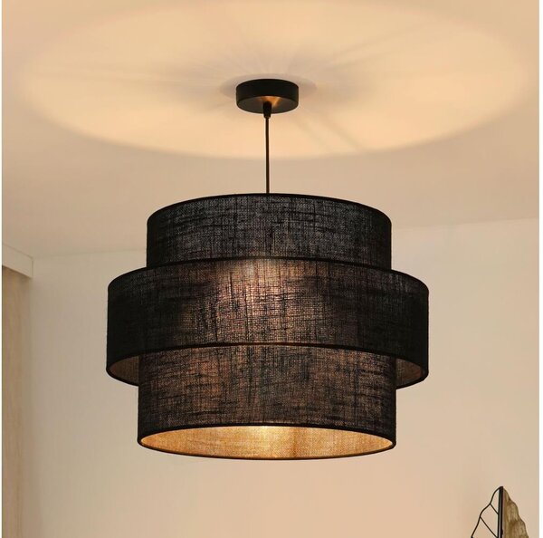 Brilagi - Lustr na lanku SPACE YUTE 1xE27/15W/230V pr. 50 cm černá