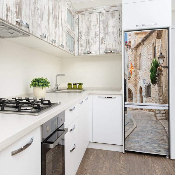 Tapeta nálepka na ledničku Ulička Španělsko FridgeStick-70x190-f-58901603