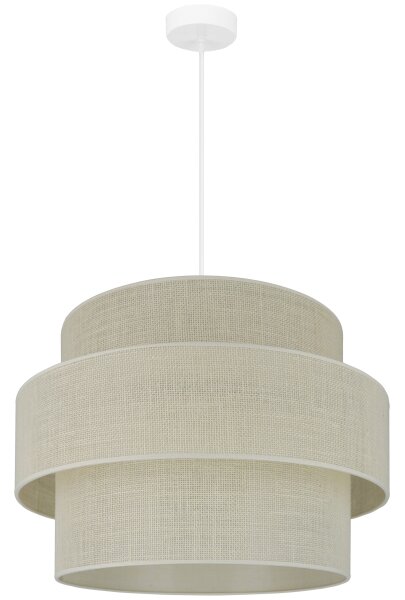 Brilagi - Lustr na lanku SPACE YUTE 1xE27/15W/230V pr. 50 cm krémová/bílá