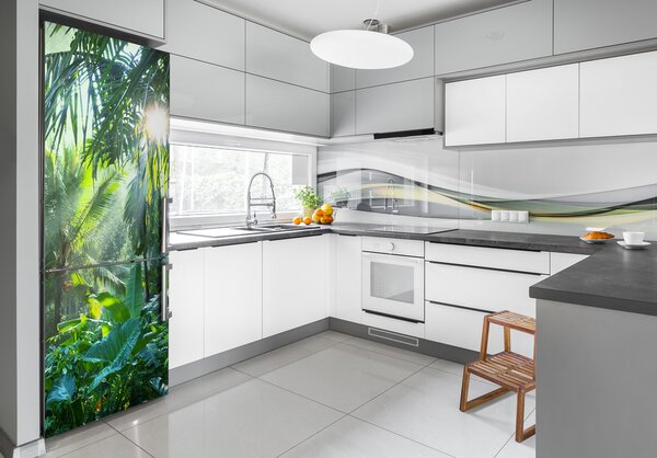 Nálepka fototapeta na ledničku Prales FridgeStick-70x190-f-58897133