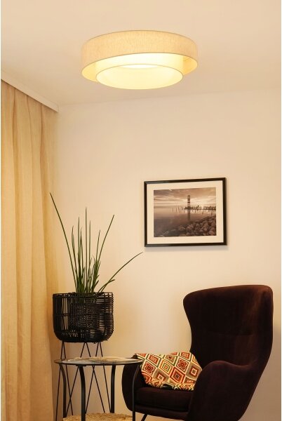 Brilagi - LED Stropní svítidlo SHINE LED/26W/230V pr. 60 cm krémová
