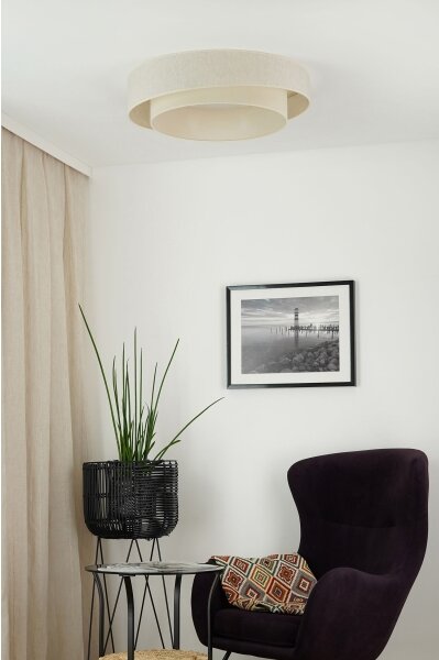 Brilagi - LED Stropní svítidlo SHINE LED/26W/230V pr. 60 cm krémová