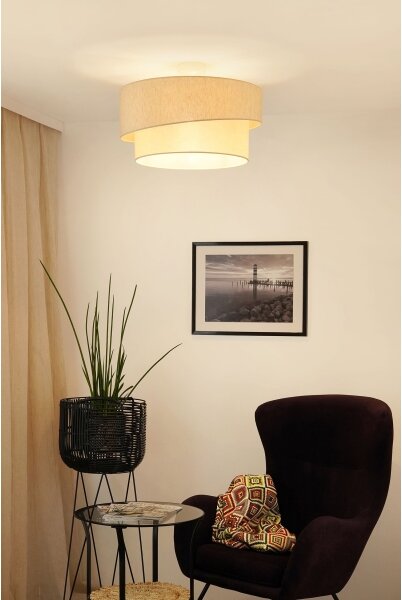Brilagi - Přisazený lustr SHINE 1xE27/15W/230V pr. 50 cm krémová