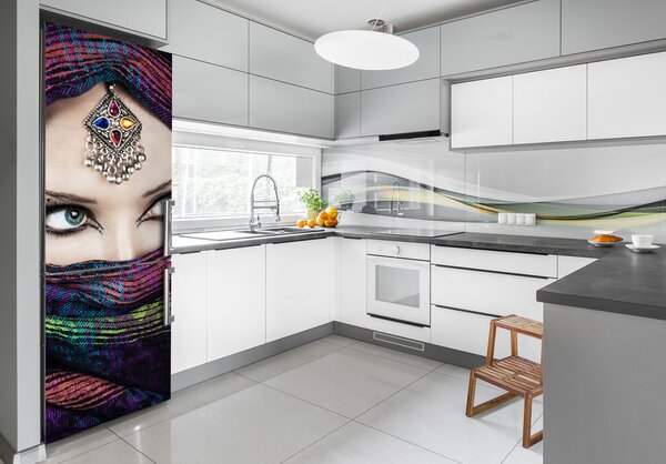 Nálepka tapeta na ledničku Indka FridgeStick-70x190-f-60399615