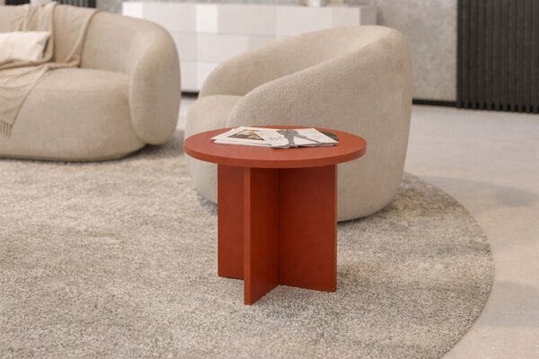 MOJO Červený konferenční stolek MINIMAL 39,5 cm