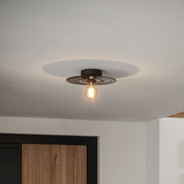 Eglo 44028 - Stropní svítidlo LINTMILL 1xE27/40W/230V šedá