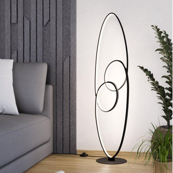 Eglo 901015 - LED Stojací lampa GIANELLA LED/38W/230V 3000K černá
