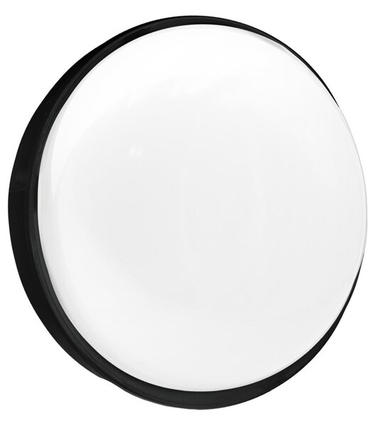 CEN SMRN-242240 SIMPLY LED stropní svítidlo venkovní černé kulaté 24W 4000K 1920lm CB IP65 - CENTURY