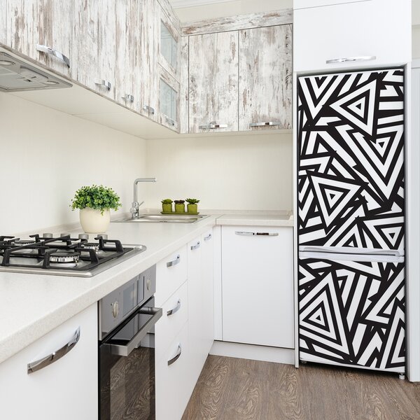 Nálepka fototapeta na ledničku Trojúhelníky pozadí FridgeStick-70x190-f-61261594