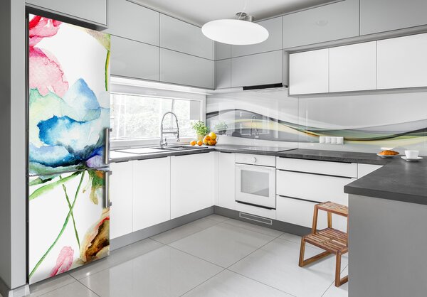 Nálepka fototapeta na ledničku Mák FridgeStick-70x190-f-61473645