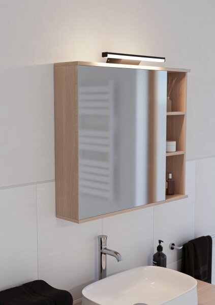 Eglo 901287 - LED RGBW Stm. koupelnové osvětlení REGELLO-Z 12W/230V IP44 černá