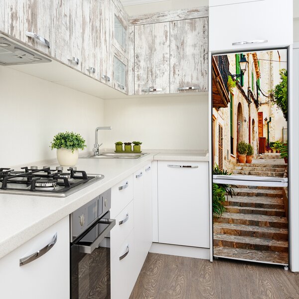 Tapeta nálepka na ledničku Ulička Španělsko FridgeStick-70x190-f-62009600