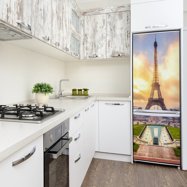 Samolepící nálepka na ledničku Eiffelova věž FridgeStick-70x190-f-61738045