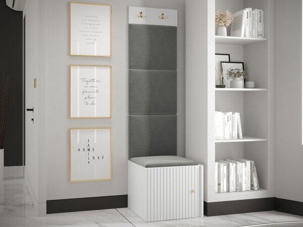 Předsíňová sestava Towiro Slim XXII, Barva: bílá, Barva látek:: Manila 16 5903211221538