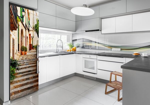Tapeta nálepka na ledničku Ulička Španělsko FridgeStick-70x190-f-62009600