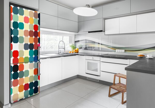 Nálepka tapeta na ledničku Gemetrické pozadí FridgeStick-70x190-f-62132082