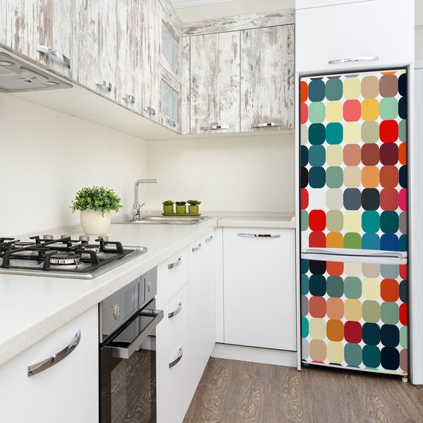 Nálepka tapeta na ledničku Gemetrické pozadí FridgeStick-70x190-f-62132082