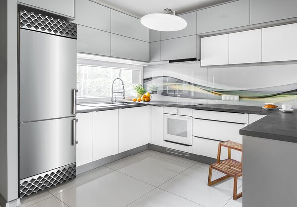 Nálepka fototapeta na ledničku Kovové pozadí FridgeStick-70x190-f-61808424