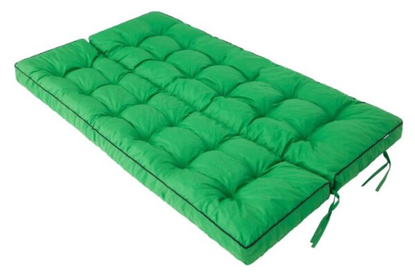 Polštář na zahradní houpačku POLA 100 cm zelený oxford