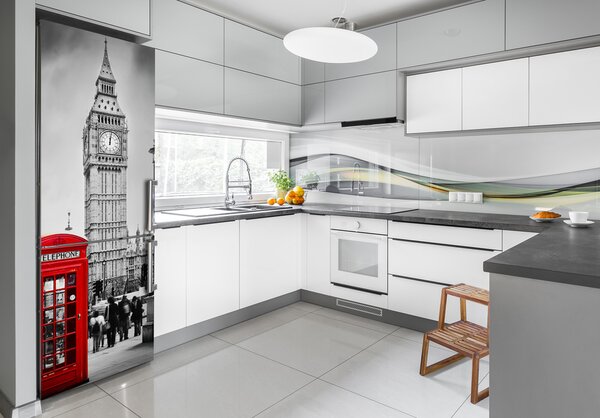 Samolepící nálepka na ledničku Big Ben Londýn FridgeStick-70x190-f-62334706