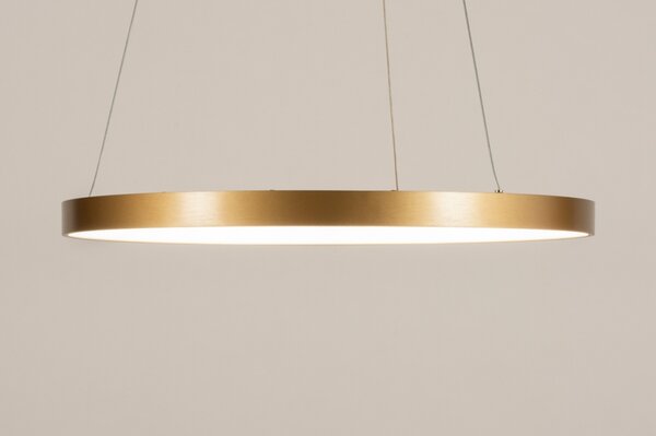 Závěsné designové LED svítidlo nad stůl Opus Maximus Gold 58 (LMD)
