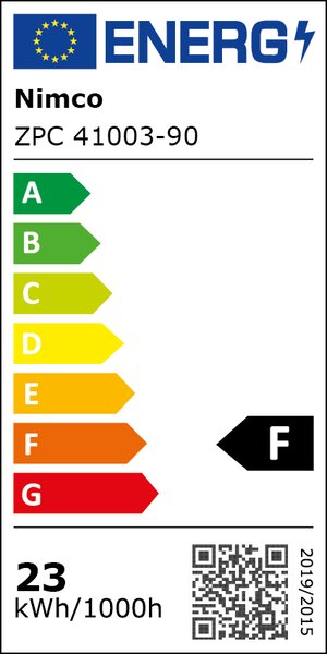Nimco černé zrcadlo do koupelny s LED osvětlením 80 x 60 ZPC 41003-90