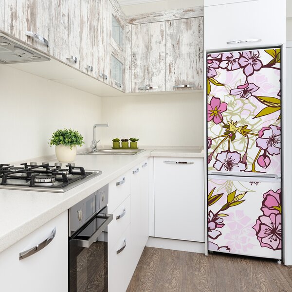 Fototapeta samolepící na ledničku Květy višně FridgeStick-70x190-f-63762757