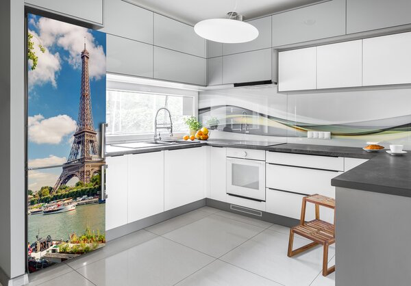 Samolepící nálepka na ledničku Eiffelova věž FridgeStick-70x190-f-63313946