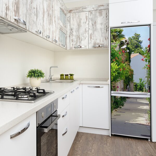 Tapeta na ledničku na výměr Francouzské uličky FridgeStick-70x190-f-64004203