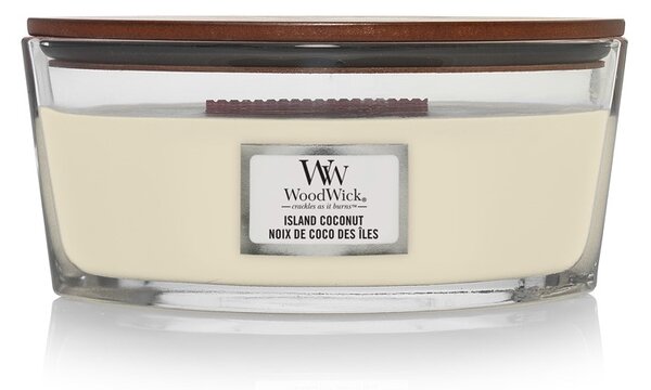 WoodWick Island Coconut svíčka loď