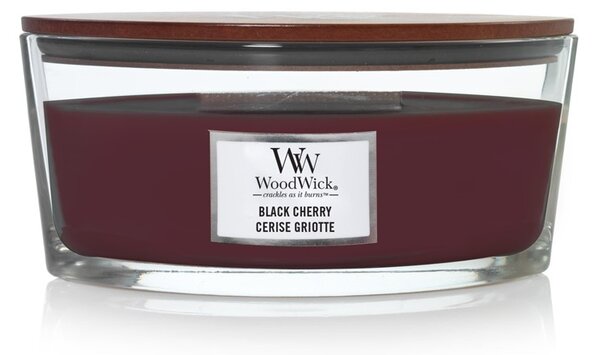 WoodWick Black Cherry svíčka loď