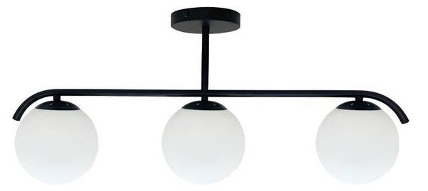Lustr na tyči AMADEO 3xE14/40W/230V černá