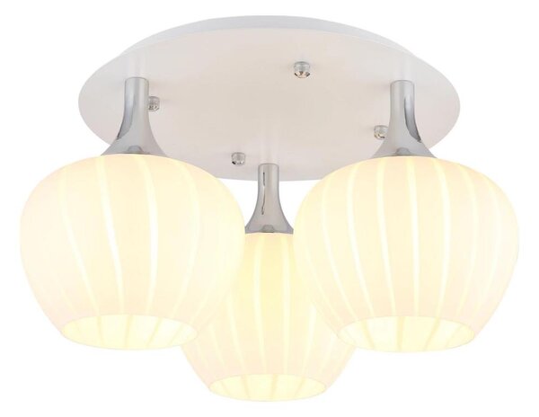 Globo 15548-3DW - Přisazený lustr MAXY 3xE27/40W/230V bílá