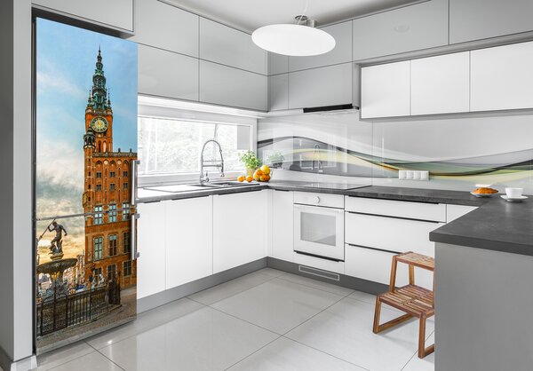 Samolepící nálepka na ledničku Gdaňsk Polsko FridgeStick-70x190-f-64908109