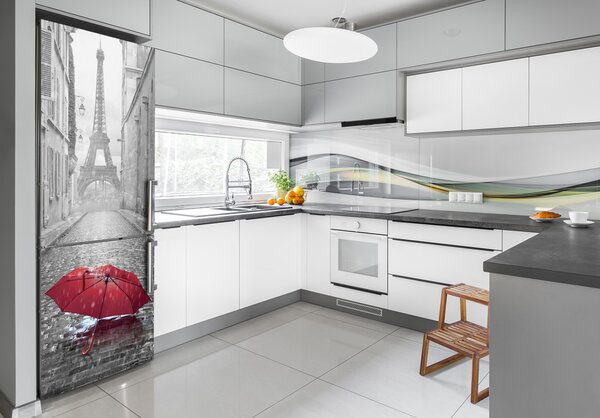 Tapeta na ledničku na výměr Deštník Francie FridgeStick-70x190-f-65130682