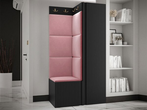 Předsíňová sestava Towiro Slim XXV, Barva: bílá, Barva látek:: Abriamo 06 5903211370878