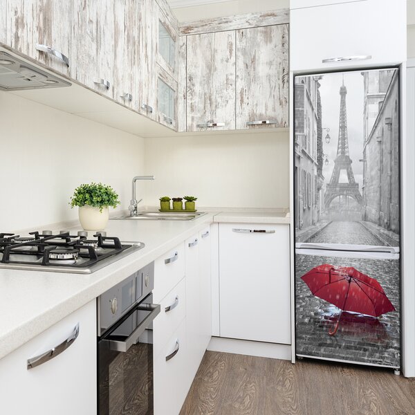Tapeta na ledničku na výměr Deštník Francie FridgeStick-70x190-f-65130682