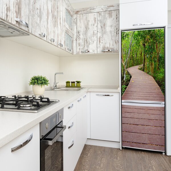 Tapeta nálepka na ledničku Stezka v pralese FridgeStick-70x190-f-65260817
