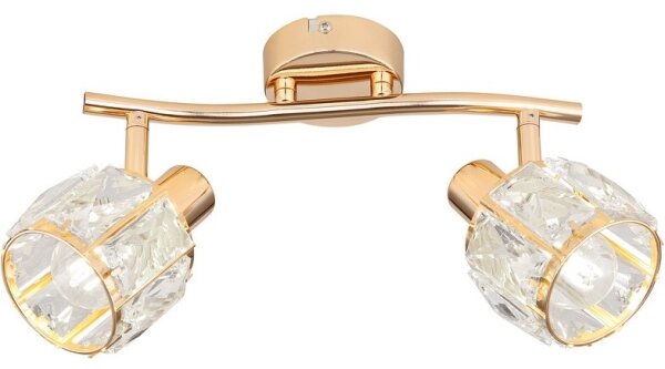 Bodové svítidlo DUBAI 2xE14/40W/230V rose gold